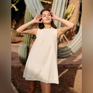 Ciao Lucia Ebba Cotton Silk Dress Butter